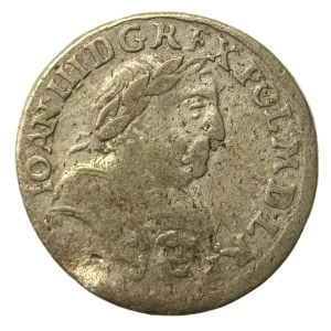 Jan III Sobieski, Szóstak 1681, Kraków - C między tarczami (532)