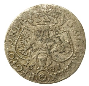 John III Sobieski, Sixth of 1681, Krakow - C between the shields (532)