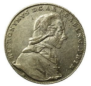 Austria, Archbishopric of Salzburg, Jerome von Colloredo, 20 Krajcars 1793 M (535)