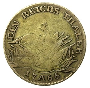 Germany, Prussia, Frederick II, 1766 thaler, Berlin (545)