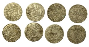 Ducal Prussia, George Wilhelm, set of half-tracks of Bydgoszcz. Total of 8 pieces (620)
