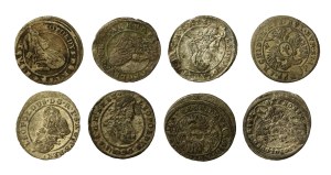 Austria/Silesia, Leopold II, coin set. Total 8 pieces (624)