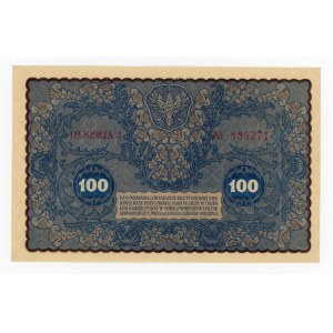 II RP, 100 mkp 1919 IH Serja J (336)
