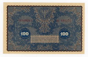 II RP, 100 mkp 1919 IH Series J (336)