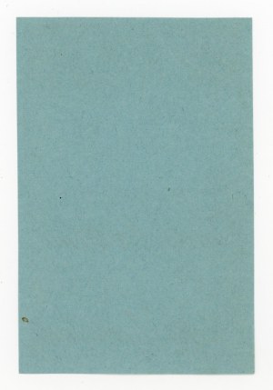 Warsaw, hospital food card for bread 1917 - 47 (343)