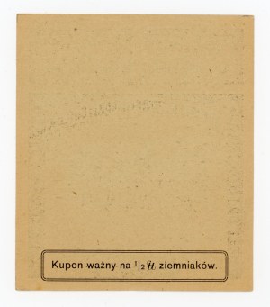 Warsaw, bread food card, Daily card 1916 - double-sided (344)