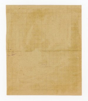 Warsaw, food card for bread, Daily card 1916 - single sided (345)