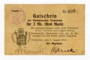 Trzemeszno/Tremessen, 3 marks 1914 (346)