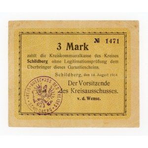 Ostrzeszów/Schildberg, 3 marki 1914 (348)