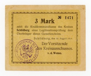 Ostrzeszow/Schildberg, 3 marks 1914 (348)