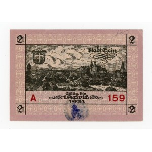Kcynia/Exin, 2 marki 1918 - odmiana ze stemplem (358)