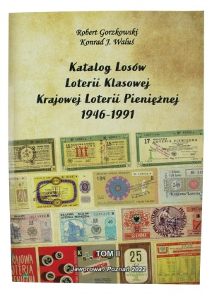 Robert Gorzkowski, Konrad J. Walus, Catalog of Class Lottery Draws of the National Money Lottery 1946 - 1991 Volume II (592)
