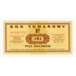 Pewex, 5 dolarów 1969 Ee (370)