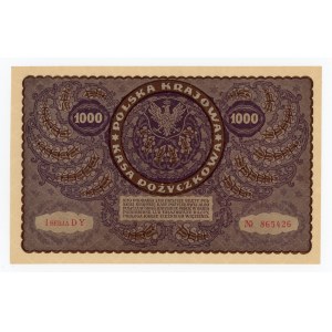 II RP, 1000 mkp 1919 I Serja DY (373)