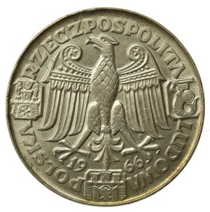 People's Republic of Poland, 100 gold 1966, Mieszko and Dabrowa, Sample (804)