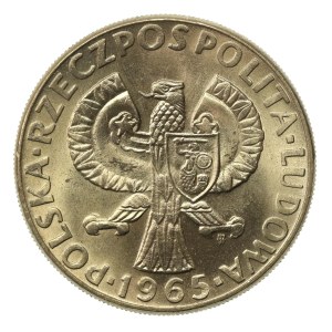 PRL, 10 złotych 1965, Siedemset lat Warszawy, Próba (805)