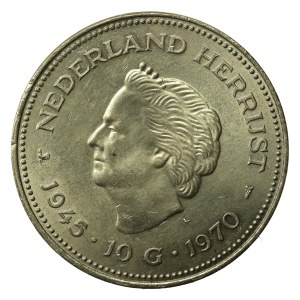 Holandia, 10 guldenów 1970, 25 rocznica wyzwolenia (807)