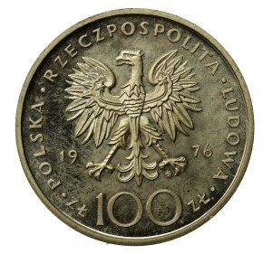People's Republic of Poland, 100 gold 1976, Casimir Pulaski (811)
