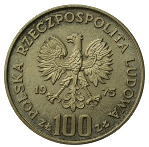 People's Republic of Poland, 100 gold 1975, Ignacy Jan Paderewski (816)