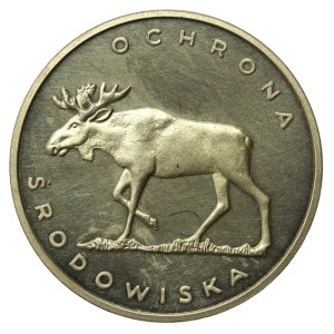 PRL, 100 złotych 1978, Ochrona Środowiska - Łoś (818)
