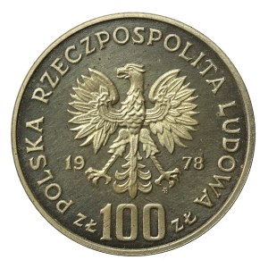 PRL, 100 złotych 1978, Ochrona Środowiska - Łoś (818)