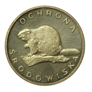 PRL, 100 złotych 1978, Ochrona Środowiska - Bóbr (819)