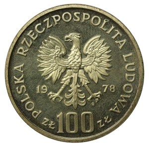 People's Republic of Poland, 100 Gold 1978, Environmental Protection - Beaver (819)