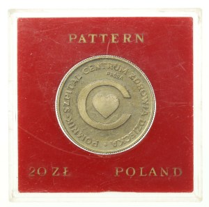People's Republic of Poland, 20 gold 1979, Children's Health Center, Sample (822)