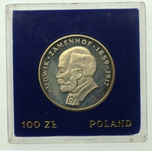 People's Republic of Poland, 100 gold 1979, Ludwik Zamenhof (825)