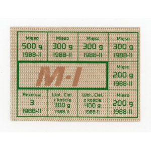 Karta zaopatrzeniowa, listopad 1988 - M-I (401)