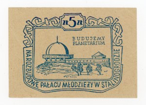Brick for the expansion of the Youth Palace in Stalinogrod, 5 zloty (413)