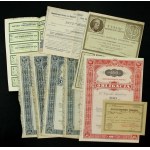 II RP, a set of bonds and receipts. Total of 8 pcs. (864)