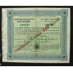 Czestochowa, TKM, 5% pledge letter 250 rubles / 540 marks 1920 (865)
