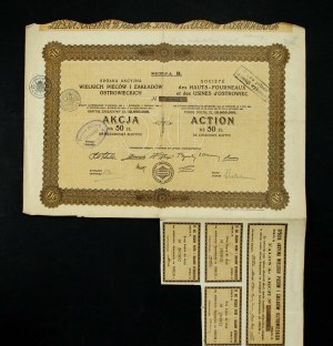 Akc. Company of the Great Furnaces and Ostrowiec Works, 50 zlotys 1925 (869)