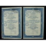 Society of Sosnowiec Pipe and Iron Factories S.A., 100 zl 1935. set of 2 pcs. (872)