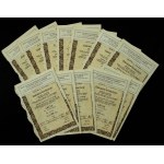 Warsaw Society of Coal Mines and Steel Works. Set of 12 pcs. (873)