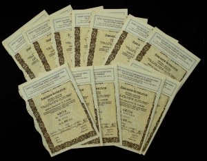 Warsaw Society of Coal Mines and Steel Works. Set of 12 pcs. (873)
