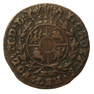 Stanislaw August Poniatowski, 1792 M.V. penny, Warsaw (832)