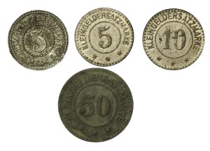 Kozmin/Koschmin, set of 10 - 50 fenig 1918. total of 4 pcs. (837)