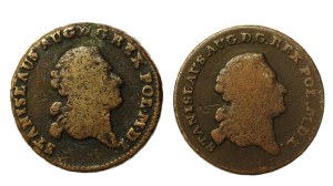 Stanislaw August Poniatowski, a set of triplets. Total of 2 pieces (847)