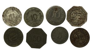 Słubice, Wrocław, Krosno and others. Set of coins. Total of 8 pcs. (849)