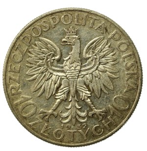 II RP, 10 gold 1932, Head of a Woman (881)