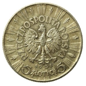 II RP, 5 złotych 1936 Piłsudski (884)