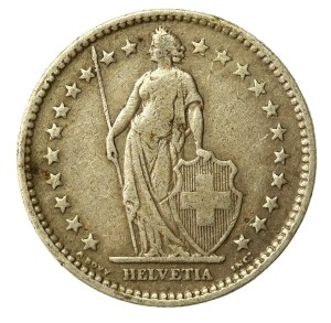 Switzerland, 2 francs 1914, Bern (892)