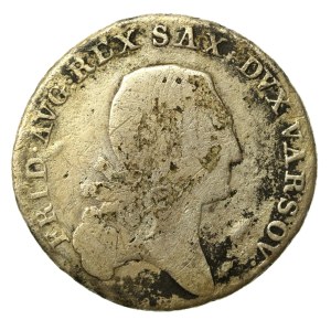 Duchy of Warsaw, Frederick August I, 1/3 thaler 1813 IB, Warsaw (893)