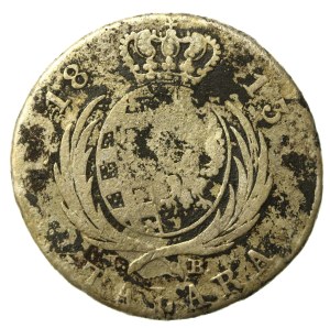 Duchy of Warsaw, Frederick August I, 1/3 thaler 1813 IB, Warsaw (893)