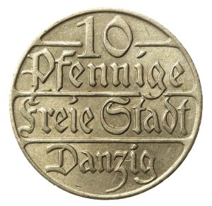 Free City of Danzig, 10 fenig 1923 (898)