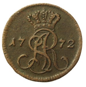 Stanislaw August Poniatowski, 1772 G penny (925)