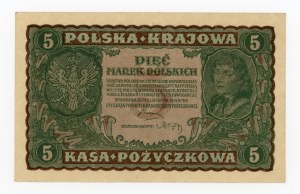 II RP, 5 mkp 1919 II Serja CJ (422)