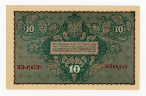 II RP, 10 mkp 1919 II Serja DH (423)